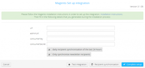 Magento plug-in 