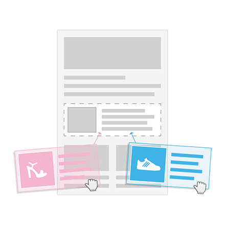 Personalized Newsletter Design Blocks